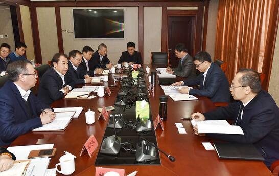 孟振平拜會河北省委常委、副省長、雄安新區黨工委書記陳剛
